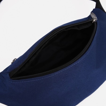 Lightning waist bag, outer pocket, blue color-4