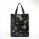 Household bag without fastening, black color