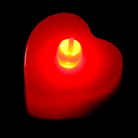 Candle LED "heart"-3