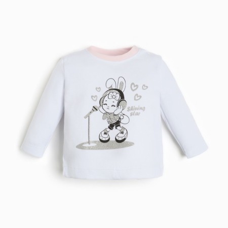 Longsliv children, white color, height 62 cm