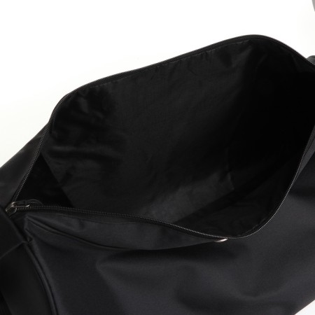 Sports bag with lightning, external pocket, long belt, black color-3