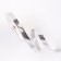 Plastic tape "Metal", 1.2cm x 45m, silver