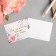 Congratulatory card on watercolor cardboard with embossing "All tenderness only for you", 8 × 6 cm