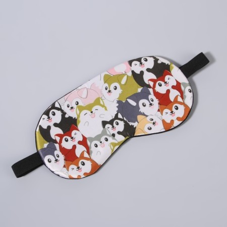 Mask for sleep "animals", 19 × 9.5 cm, elastic band is single, color mix-1