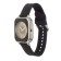 Women's watch, D-2 cm, silicone strap L-25 cm, black