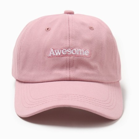Women's cap "Awesome" minku, pink color, rr 58-3