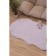 Plush mat Sofi de Marko, size 60x90 cm, lilac color