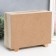 Casket wood chest of drawers 4 boxes "Flower pattern" beige-white 10.3x27x22 cm