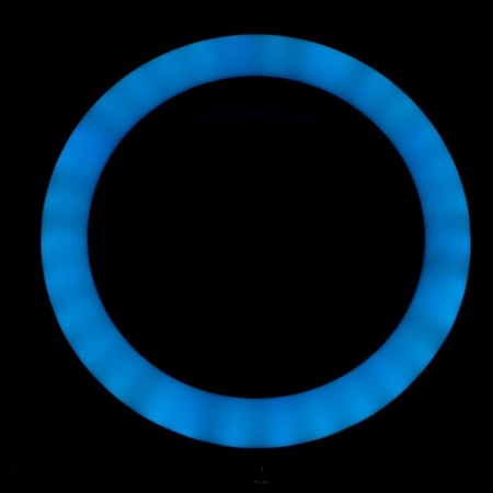 LED ring lamp RJ33, lamp 32 cm, colored backlight, 10 watts-20