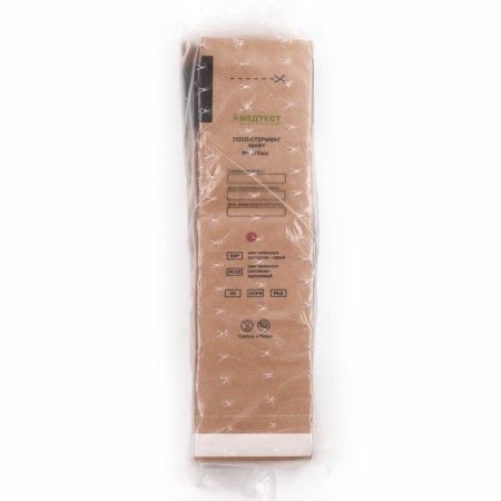 Crafts from craft-paper are self-sorted. For steam, air, ethylenexide sterilization 50*170mm