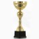 Cup 134b, award figure, gold, plastic stand, 31.3 x 11.8 x 9.2 cm.