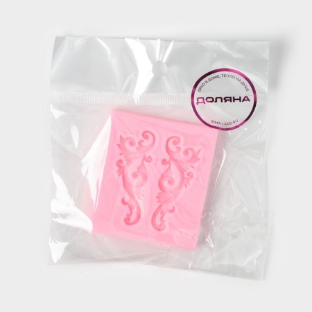 Mold Dolyana "Lepnin", silicone, 5.2 × 6 cm, color mix-5