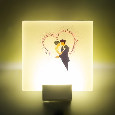 Bra "Love" LED 6W 4000k white 24x6x24 cm-3
