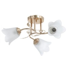Olana chandelier 3he27 40W gold 43x43x18 cm Bayerlux