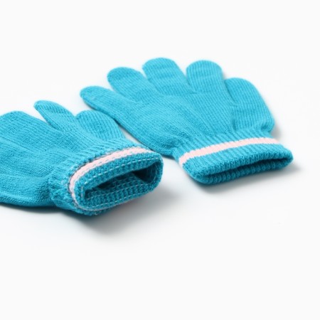 Children's gloves minku, Blue color, 15 cm-2