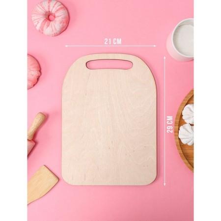 Wooden-cutting board Avanti-STILE "Tulips", 29 × 21 cm-1