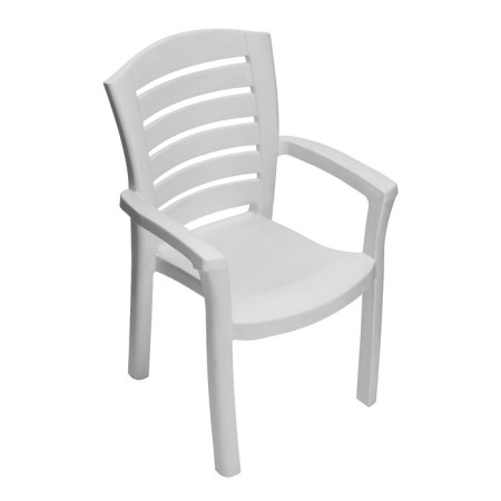 Capri armchair white, 50 x 58 x 92 cm-1