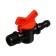 The control valve, external threads 1/2 ", for a hose 10 mm, plastic, Greengo