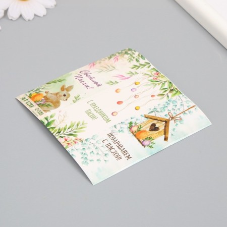 Stick Paper "Easter" 3x9 cm sheet 10x10 cm-4