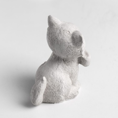 Silicone Mold "Kitten with Bantik" 9,5x7x5.5 cm mix-3