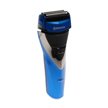 Electric blower Sakura SA-5418BL, 3 watts, grid, 3 heads, dry/wet shave, from the battery-1