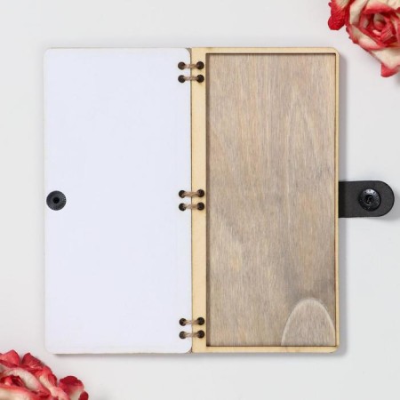 Wooden envelope "Happy Wedding Day!" Manual work, 16.5x8x0.9cm-2