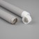 LED candle wax "gray", 2x25 cm, AAX2 (not in set.), Set 2 pcs, t/white