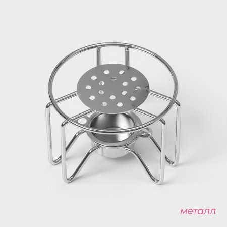 Stand for a kettle with a candle of the Dolyan "Romance", 11.5 × 11.5 × 9 cm-1
