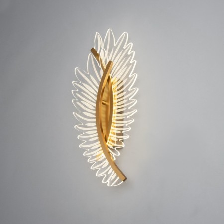 Bra "Wings" LED 24W 3000-6000K gold 50x20x15cm-1