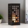 Nightlight "Matrix" LED from batteries 3HAAA USB black 10x10x23cm Risalux