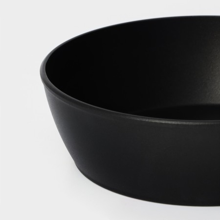 Hope pan, d = 24 cm, h = 7.4 cm, plastic handle, anti -stick coating, black color-1