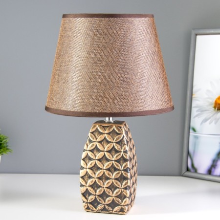 Table lamp 16445/1wt E14 40W bronze 22x22x34 cm Risalux