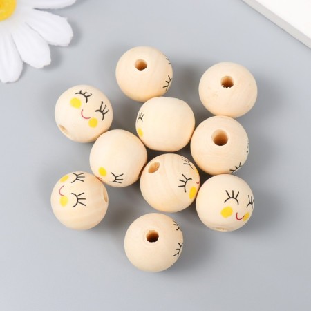 Busin set for creativity tree "Funny balls" d-1.9 cm set 10 pcs