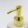 Joy Home liquid soap dispenser, ceramics, gold pattern