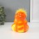 Piggy bank Ceramics "Red -haired snake with fluffy hairstyle" 10.5x13.9x12.3 cm
