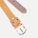 Building belt, width 3 cm, screw, buckle metal, beige color