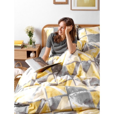 Bed linen 2 joint venture Golden Marble, size 220x214 cm, 175x215 cm, 70x70 cm - 2 pcs-11