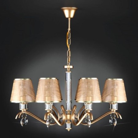 Alcamo chandelier, 8x40W E14, color gold-4