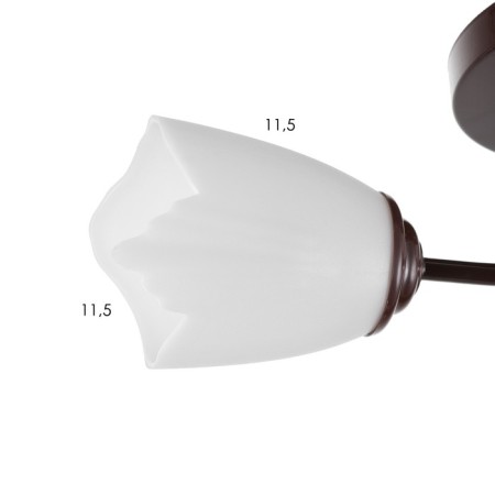 Chandelier 1341003/2WT E27 15W brown Bayerlux-4