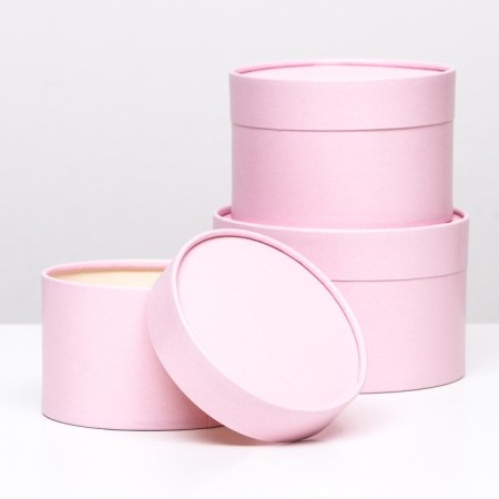 Set of hats 3 in 1, pink, 16 x 10.14 x 9.13 x 8.5 cm-1