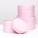 Set of hats 3 in 1, pink, 16 x 10.14 x 9.13 x 8.5 cm
