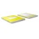 Notebook 12 sheets in the Erichkrause line "Classic Bright", cover coated cardboard, OFSET block 100% whiteness, yellow