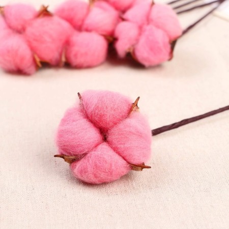 Sukhotzet "Cotton" D-5 cm, 30 cm, pink-1