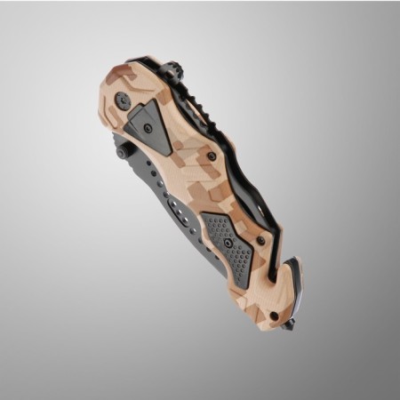 Stinger folding knife, with a slope, hilt - aluminum, steel - 3cr13, blade 9 cm-1