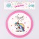 Paper plate "Kroshka unicorn", set of 6 pcs.