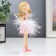 Polystone souvenir "Angel-baby with tails, with a heart" Pooh 16x5.5x7.5 cm