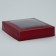 Box for sweets, confectionery packaging, 9 cells, “burgundy”, 14.7 x 14.7 x 3.5 cm