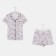 Female pajamas (shirt and shorts) Kaftan Birds p. 40-42, gray