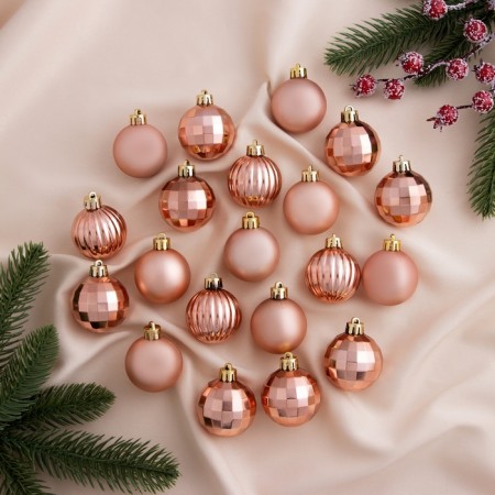 Set of balls plastic D-4 cm, 20 pcs "Disco Assorted"