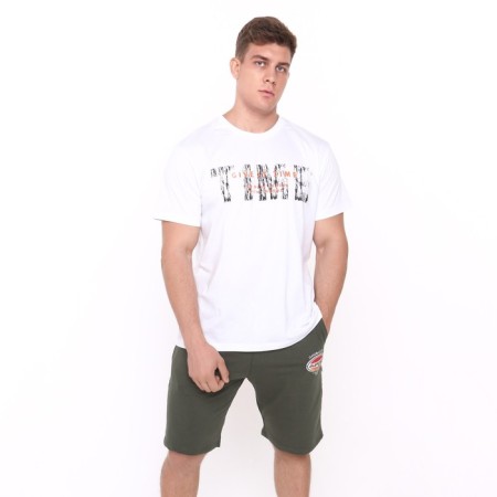 T -shirt male, white color, size 56 (4xl)
